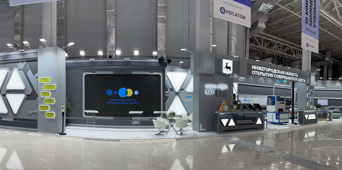 Стенд <strong>НОЦ 2023</strong> на форуме «Конгресс Молодых Ученых»